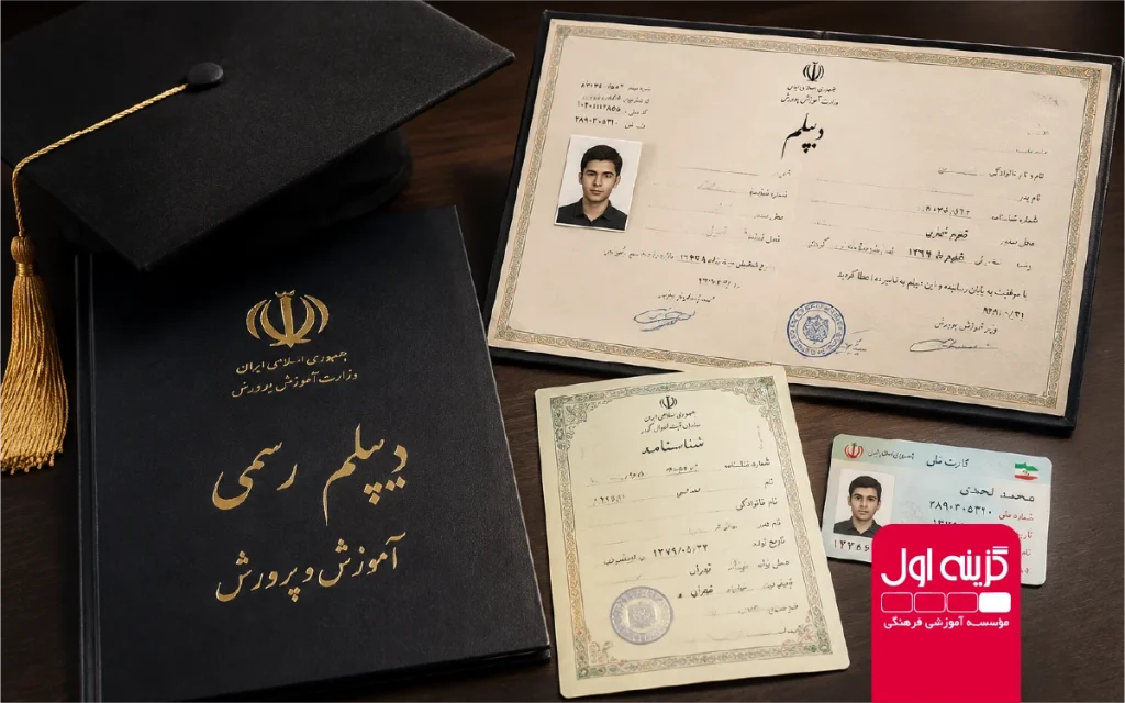 مدارک لازم برای اخذ دیپلم | گزینه اول مرکز تخصصی اخذ دیپلم